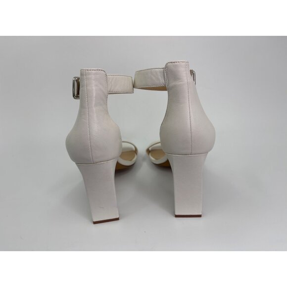 Vince Camuto Bendiva Ankle Strap Mary Jane Heel Sandal Shoe White Size 10 NWOB - Picture 4 of 6
